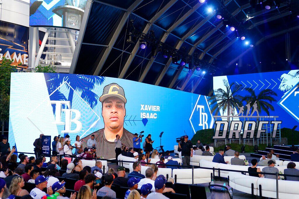 29. Tampa Bay Rays: Xavier Isaac, 1B, East Forsyth HS (NC)